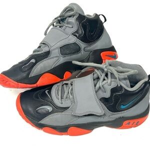 Nike Kids' Black, Gray, and Orange Sneakers